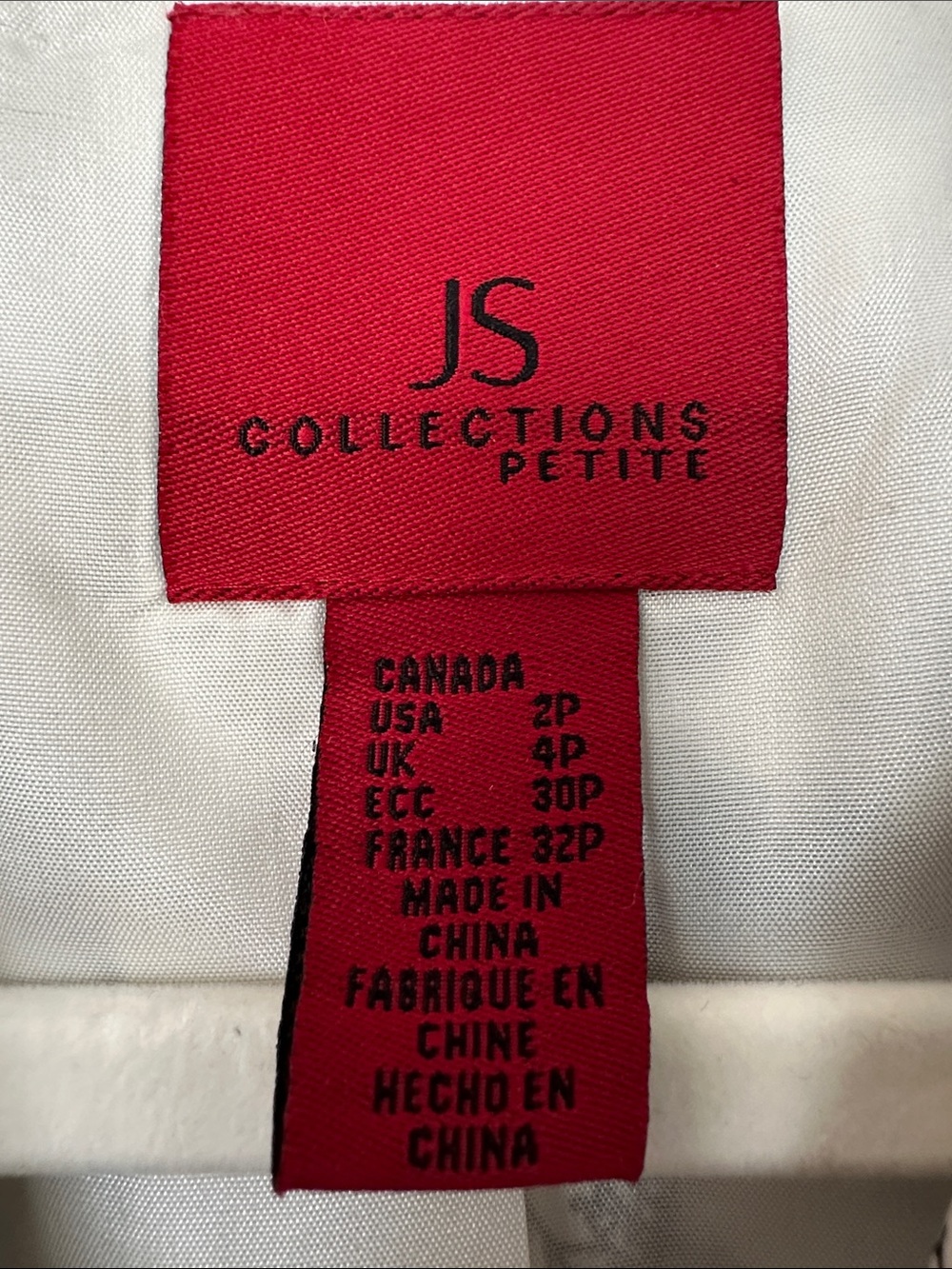 JS Collections Petite 100% Silk Frog Button Blouse Top Ribbon Tie 2P - Picture 2 of 11